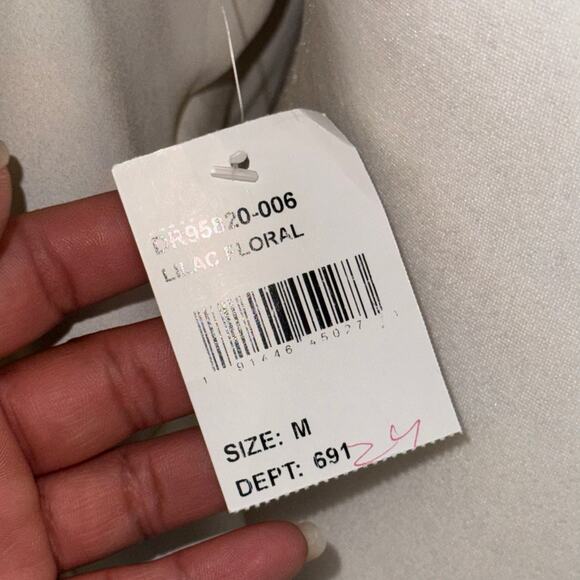 LUSH Mini Sundress Lilac Purple Women's Size Medium Coquette Floral Dress NWT - Picture 9 of 9